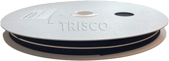 Acryl afbiesband schuin geweven